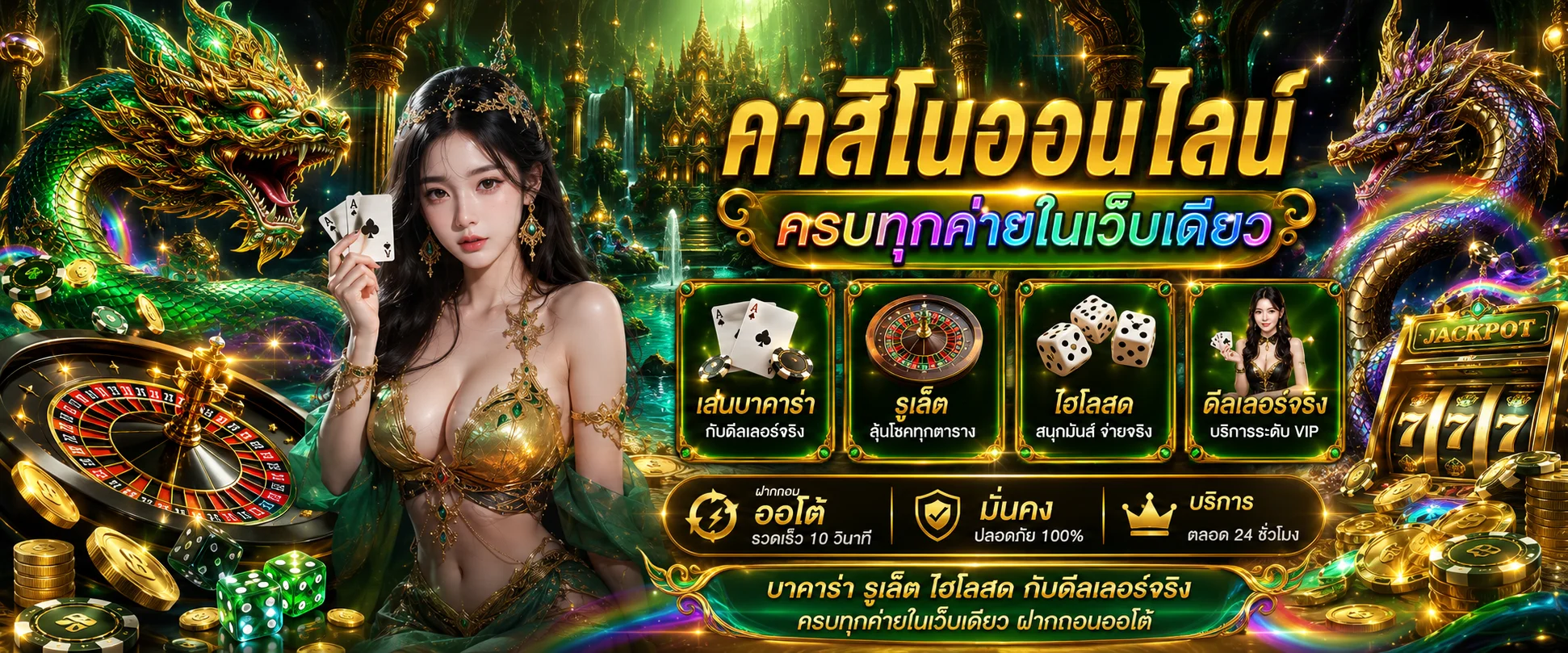 โต๊ะ BFF99 คาสิโนสด บาคาร่ารูเล็ตถ่ายทอดสตูดิโอจริง